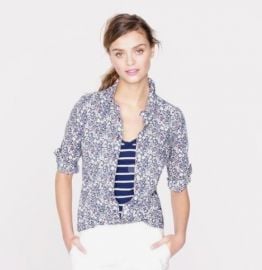 Liberty Perfect Shirt in Junes Meadow Floral by J.Crew at J. Crew