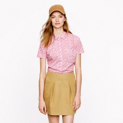 Liberty peter pan shirt at J. Crew