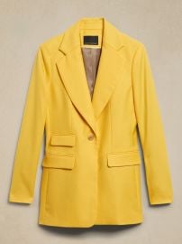 Lido Blazer in Yellow at Banana Republic