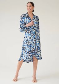 Liena Layla Long Sleeve Wrap Midi Dress at Liena