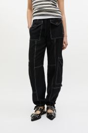 Light Slub Pocket Pants GANNI US at Ganni