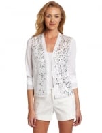 Light grey sequin cardigan at Amazon