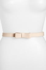 Light pink bow belt at Nordstrom