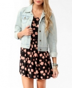 Lightwash denim jacket from Forever 21 at Forever 21