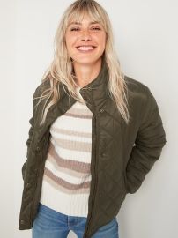 Lightweight Diamond-Quilted Nylon Puffer Jacket at Old Navy