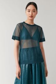 Lightweight Sheer Knitted Top by Cos at Cos