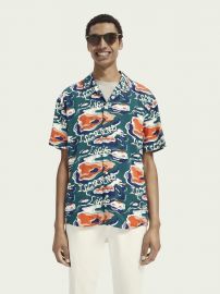 Lightweight Short Sleeve Printed Shirt by Scotch and Soda at Scotch and Soda