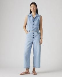 Lightweight Sleeveless Jumpsuit - Light Wash | Levi\'s® US at Levis