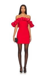 Likely Ina Dress In Scarlet at Revolve
