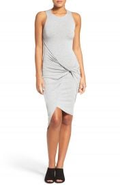 Likely Knighton Twist Front Jersey Body-Con Dress at Nordstrom