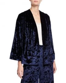 Likely Leslie Velvet Long-Sleeve Kimono at Neiman Marcus