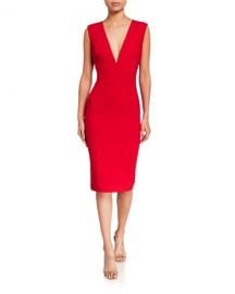 Likely Nori V-Neck Cocktail Dress at Neiman Marcus