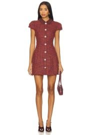 Likely Riello Dress In Wine Multi at Revolve
