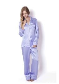 Lila Edie Pajamas in Violet at Olivia von Halle