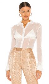 Lila Mesh Shirt at Revolve