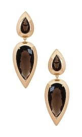 Lili Claspe Imara Smoke Quartz Earrings In Gold at Revolve