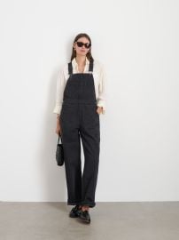 Lili Overall In Black Denim Alex Mill at Alex Mill