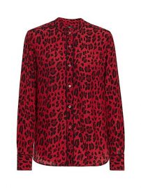 Lillian Leopard Print Blouse by Rails at Saks Fifth Avenue