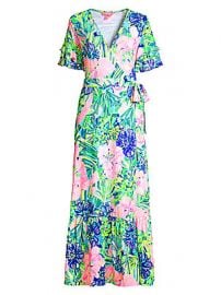 Lilly Pulitzer - Emmerson Ruffle Floral Maxi Dress at Saks Fifth Avenue