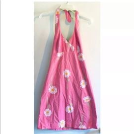 Lilly Pulitzer Dresses Lilly Pulitzer Vintage Daisy Pink Halter Dress Poshmark at Poshmark