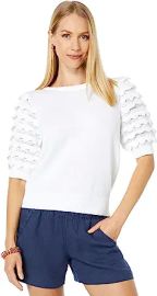 Lilly Pulitzer Pipette Sweater Resort White XS at Womens Clothing store at Amazon