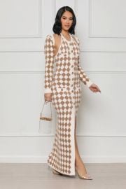 Lilly s Kloset Checkered Dress Shrug Set at Lilly's Kloset