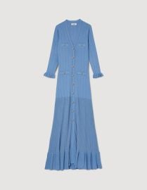 Lilwenn Long knitted dress - Dresses Sandro Paris at Sandro