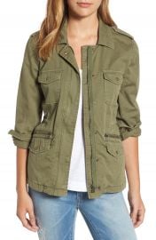 Lily Aldridge for Velvet by Graham  amp  Spencer Army Jacket at Nordstrom