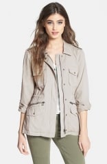 Lily Aldridge for Velvet by Graham andamp Spencer Army Jacket in sand at Nordstrom