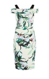  Lily Print Pencil Dress at Karen Millen