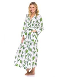 Lily-of-the-valley Classic Robe with Scalloping Heidi Carey at Heidi Carey