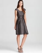 Lily's grey metallic dress at Bloomingdales at Bloomingdales