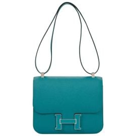 Limited Edition Hermes Constance 24 Verso Blue Paon Epsom H enamel For Sale at 1stDibs at 1st Dibs