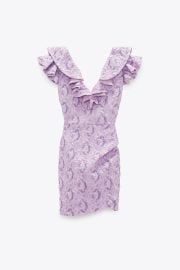  Limited Edition Ruffled Mini Dress at Zara