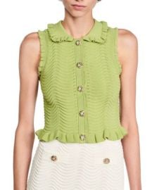 Lina Sleeveless Textured Knit Top at Bloomingdales