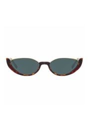 Linda Farrow Robyn Sunglasses in Dark Tortoise Light Gold FWRD at FWRD