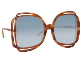 Linda Farrow Valentina Squared Sunglasses at Linda Farrow