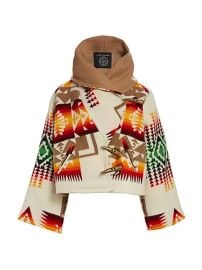 Lindsey Thornburg Printed Cropped Cloak at Saks Off 5th