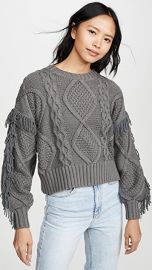 Line  amp  Dot Jasper Fringe Sweater at Shopbop