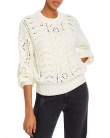 Line  amp  Dot Line   Dot Balloon-Sleeve Pointelle Sweater - 100  Exclusive  Women - Bloomingdale s at Bloomingdales