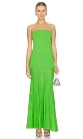 Line Dot Arlo Tube Dress In Electric Green at Revolve