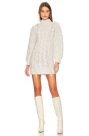 Line Dot Daria Fringe Sweater Dress at Revolve