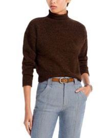 Line Dot Lila Rolled Mock Neck Sweater Bloomingdales at Bloomingdales