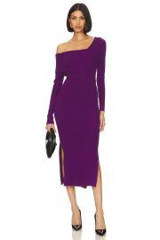 Line Dot Sylvie Midi Dress In Purple at Revolve