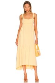 Line and Dot Sunny Midi Dress at Revolve