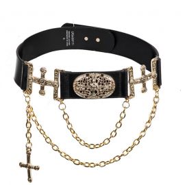 Linea Pelle Gothic Medallion Waist Belt at Linea Pelle