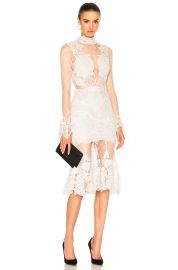 Linear Dome Lace Dress by Jonathan Simkhai at Forward