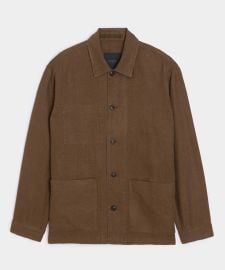 Linen Chore Coat in Cigar at Todd Snyder