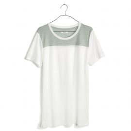 Linen Colorblock Tee at Madewell