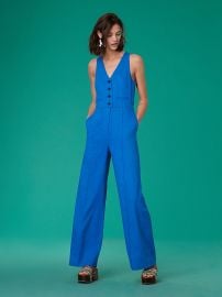 Linen Jumpsuit at Diane von Furstenberg